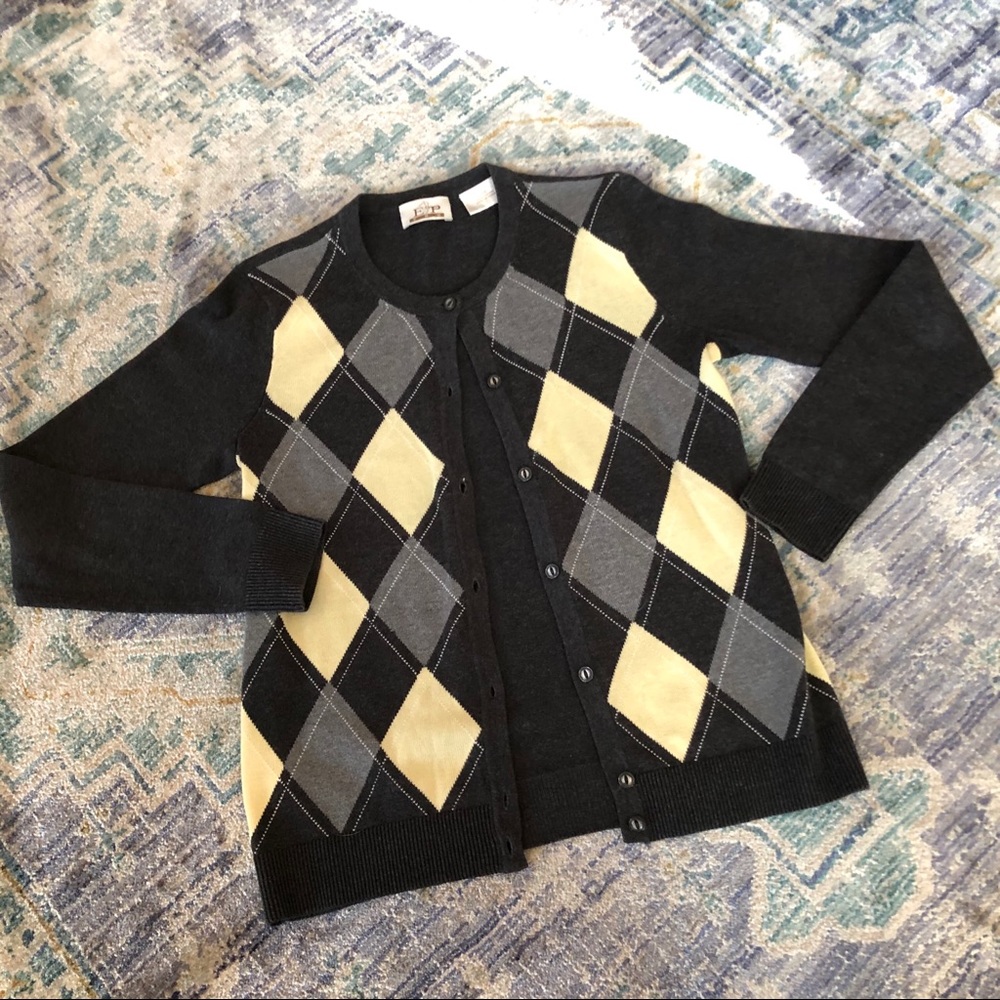 EP Pro Argyle sweater size S/P